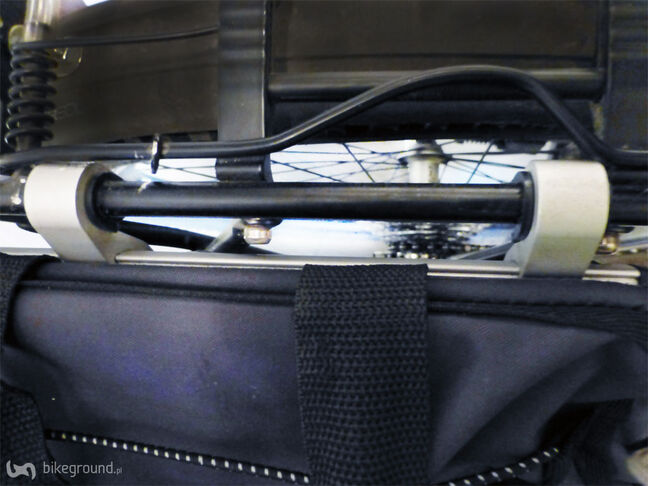 Montaż sakwy na bagażniku